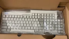 New IBM Model 93Y1161 Wired White Modular Keyboard with Complete Parts, No Lock