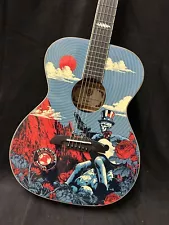 Alvarez Limited Edition AF60GD Sunshine Grateful Dead Guitar W/ Case