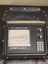 Lowrance X-15 Computer Sonar