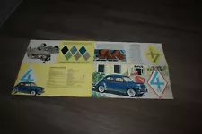 Vintage Renault 4CV sales pamphlet