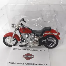 Vtg. Harley-Davidson Fatboy Model Replica- Maisto 2004 #787069