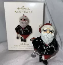 Hallmark 2008 Harley-Davidson Jolly Rider Motorcycle Santa Keepsake Ornament