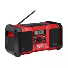 Milwaukee 2890-20 M18 High Performance AM/FM Jobsite Radio with Dual Speaker