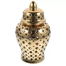 Gold Ginger Jar Large Jars for Sale Ceramic General Romantic Vase Work