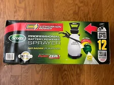 Scotts 190567 Lithium-Ion Battery Powered Pump Zero Technology Sprayer NEW READ