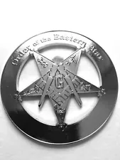 Masonic Metal Chrome OES Auto Car Emblem