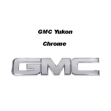 Full Replacement Chrome Billet Aluminum "GMC" Grille Emblem for 15-19 GMC Yukon (For: 2018 GMC Yukon XL Denali)