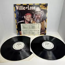 Willie and Leon one for the road double album promo Copy Not For Sale