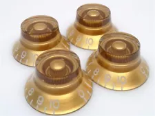 True Custom Shop® Gold Top Hat Knobs For Gibson Les Paul SG Pure LP 4pk