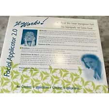 IT WORKS! Facial Skin Cream Infused Cloth 4 Applications New Sealed