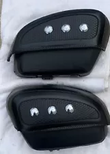 Harley Davidson Softail Deluxe Leather Rigid Saddlebags Pair Left Right OEM