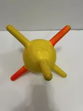 1969 Vintage Red Eye Spike Ball Game by Sun Rubber Toy HTF