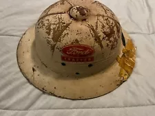 Rare Vintage Ford Tractor Farm Implement Equipment Safari Salesman’s Hat Old!!