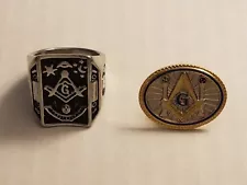 Masonic Ring and Pin.