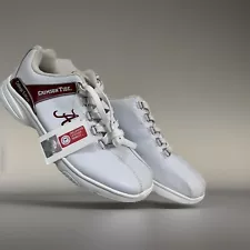 NCAA Alabama Crimson Tide White Leather Sz 11 Shoes Renaissance Import NWT FLAWS