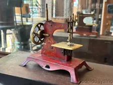 Vintage Antique Childs Toy Miniature Sewing Machine