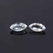 Natural White Topaz 6x3mm Marquise Cut 50 Pieces loose Gemstone for sale Lot