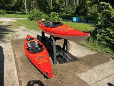 Two Ocean Kayaks with Paddle and pump