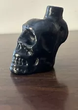 Screaming Handmade Sculpted Clay Aztec Black Death Whistle