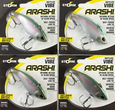 (LOT OF 4) STORM ARASHI RATTLING VIBE 9/16OZ AVB07685 BLUE BACK HERRING CR4350