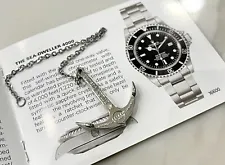 100% Authentic Rolex Sea Dweller Anchor For 16600 16660 1220M/ 4000Ft MINT