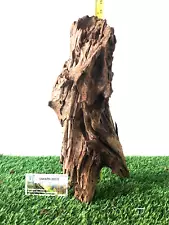 Malaysian Driftwood for Aquarium Fish Tank, Reptile Natural Pet Safe -L 16x9x6