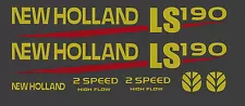 New Holland LS190 Skid Steer DECAL KIT for your loader, LS 190