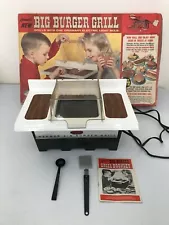 VINTAGE 1967 KENNER BIG BURGER GRILL IN ORIGINAL BOX WORKS TOY