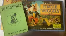 Vintage The Uncle Wiggily Book & Board Game 1940 Picture Book By Howard R Garis