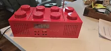 LEGO Red Brick Portable Boombox CD Player AM/FM Radio LG11002 , Works With Plug