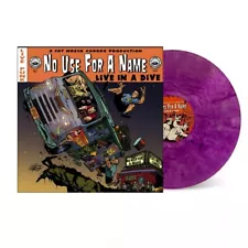 No Use For A Name - Live In A Dive Translucent Purple Vinyl LP [New/Sealed]