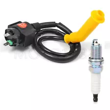 Ignition Coil & Spark Plug for Honda Foreman 500 TRX 500 2005-2014 30510-HN2-A20 (For: 2014 Honda Foreman 500)