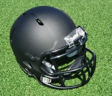 MATTE BLACK BLANK RIDDELL SPEED MINI FOOTBALL HELMET, NEW WITH FREE SHIPPING