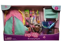 MY LIFE AS CAMPING light-up Camp Fire Play Set 18" Dolls 40 Piece Set