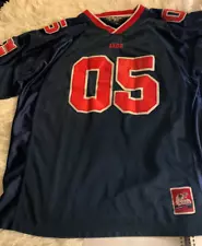 VINTAGE MENS EXCO BLUE/RED JERSEY SIZE MEDIUM BLOWOUT SALE 75% OFF