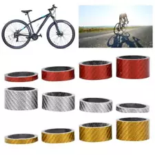 Carbon Fiber Bike Headset Spacer Set 5mm 10mm 15mm 20mm Fork Washers Adjustable