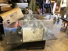 Salt Water Aquarium Tank Large Lucite 3 Chamber Sump FrBk