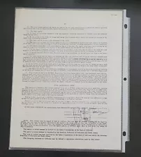 ROBERT DOWNEY JR. SIGNED AFTRA CONTRACT EXCEEDINGLY SCARCE 1987 IRON MAN