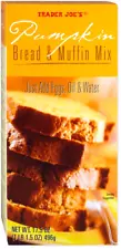 Trader Joe's Pumpkin Bread & Muffin Mix 17.5 oz Best by January 22, 2026