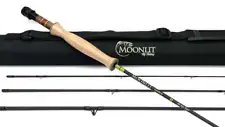 Moonlit Umbra Graphite 7'6" 4wt 5pc Fly Rod (Premium Performance) Adaptive Fast