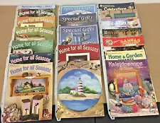 18pc Mixed Lot Craft Books Home for All Seasons Debbie Toews Jillybeans SGP Easl