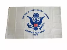 3x5 U.S. Flag Store Coast Guard USCG Flag 3'x5' Banner Grommets Fade Resistant