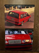 1997 Volvo Sales Brochures 2 Wagons Sedans Turbo Full Line 850