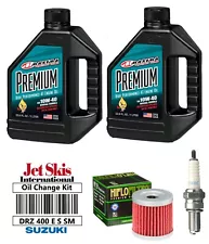 For Suzuki DRZ 400 DRZ S SM E Premium Oil Change Kit NGK Spark Plug Oil Filter (For: More than one vehicle)