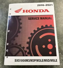 2016-2021 Honda Pioneer 1000 SXS1000 M3 M5 Service Manual Genuine OEM 61HL405