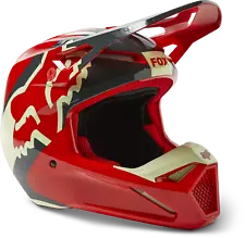 Fox Racing V1 XPOZR Helmet DOT/ECE [Flo Red] Medium