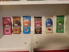 M & M's Collectable 6 x Promotional Chocolate Bar Displays