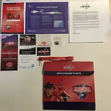 Official NHL 2012-2013 Washington Capitals Season Ticket Pack