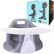 Upseat Baby Floor Seat Booster Chair for Sitting Up with Removable Tray