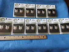 10 PAIRS OF - U.S. Army 17th CAVALRY Unit DI DUI Crest PINS - NEW G-23